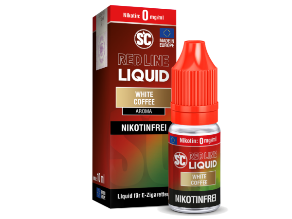 SC - Red Line - White Coffee - Nikotinsalz Liquid